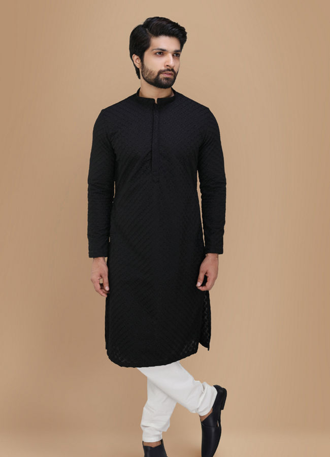 Kurta pajama discount design 2021 black